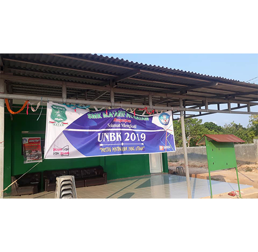 Pelaksanaan UNBK hari pertama di SMK MA'ARIF BATAM